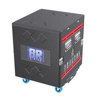 Mallette pour porte-bagages avec amplificateur 12u, boîtier avec 4 roues/amplificateur 12u