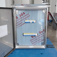 Armoire de distribution basse tension en acier inoxydable avec disjoncteur et panneau électrique pour le contrôle de fréquence, idéale pour la construction