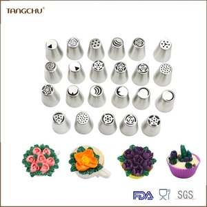 Vente en gros d'usine : Douilles russes en acier inoxydable 304 pour la pâtisserie et la décoration de gâteaux - Product Image 5