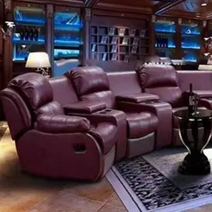 Genuine Leather All Electronic Power Home Theater Seating Lazy Boy sofa Chair Recliner