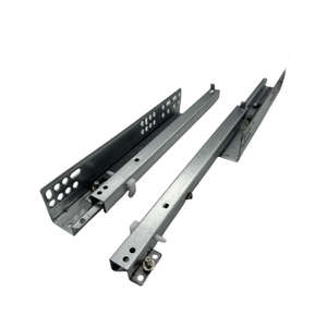 Glissières de tiroir de cuisine modernes en acier, silencieuses, à aspiration automatique, réglables, à double pliage, à fermeture amortie, dissimulées, pour chambre et hôtel - Product Image 1