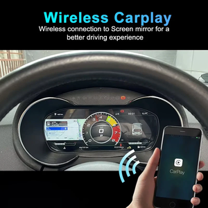 Aggiornamento per Audi TT TTS 2008-2014: Pannello Strumenti Digitale LCD con Tachimetro e Carplay, Nuovo Quadro Strumenti Auto - Product Image 3