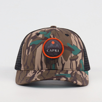 Gorra Trucker Ajustable de Lona de Camuflaje con Parche de Logotipo Personalizado, Estilo Hip Hop, para Ciclismo, Deportes al Aire Libre e Invierno