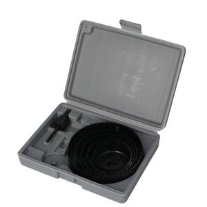 PMS 11 pièces, ouvre-trous pour le travail du <span class=keywords><strong>bois</strong></span>, scie cloche en acier au carbone, foret, <span class=keywords><strong>gabarit</strong></span> de guidage pour portes en <span class=keywords><strong>bois</strong></span> - Product Image 5