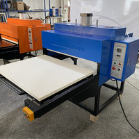 Presse à chaud pneumatique grand format 100x120cm pour l'impression par sublimation sur tissu textile pour t-shirt