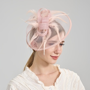 Phụ Nữ Của Thanh Lịch Cổ Điển <span class=keywords><strong>1920S</strong></span>-1950S Thời kỳ Lông Khăn Mặt Mũ Mềm Fascinator Mũ Cho Đám Cưới Prom Theo Chủ Đề Bên - Product Image 6