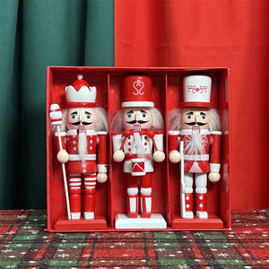 <span class=keywords><strong>Soldat</strong></span> <span class=keywords><strong>Casse</strong></span>-<span class=keywords><strong>Noisette</strong></span> Roi Blanc Rouge 15cm <span class=keywords><strong>Casse</strong></span>-<span class=keywords><strong>Noisette</strong></span> en Bois pour Décoration de Noël - Product Image 1