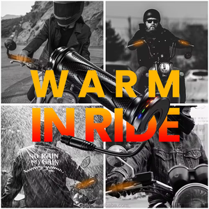 Poignées chauffantes universelles pour moto <span class=keywords><strong>Manchon</strong></span> de guidon <span class=keywords><strong>chauffant</strong></span> rapidement Accessoires de moto étanches Poignées chauffantes Oxford - Product Image 4