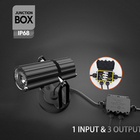 Boîte de jonction électrique étanche IP68 à 4 voies avec boîtier en PA66 40A/450V -40~105 Gamme de températures