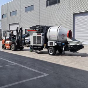 L-200 Betonmixer Cementmachine Diesel Betonpomp Elektrische Betonmixer met Pomp voor Cementmenging Bouw - Product Image 6