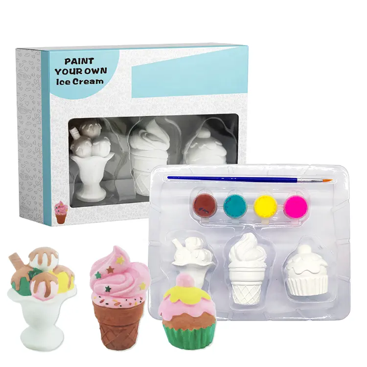 Beste Tween Farbe Geschenk Eis profession elle Bastel sets Kinder Gips