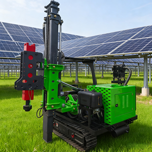 Mesin TEZHONG TZ585 penggerak tumpukan fotovoltaik surya dengan pompa mesin palu hidrolik dan bantalan-efisiensi tinggi - Product Image 1