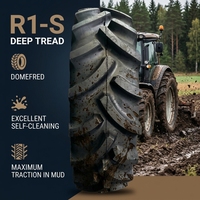 Pneu de tracteur 14.9-24 28 14.9-30, motif R1-S, pour véhicules agricoles dans les zones agricoles et forestières
