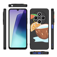Casing silikon TPU paket penutup belakang desain kustom mewah untuk Xiaomi Redmi 14C casing gambar berwarna