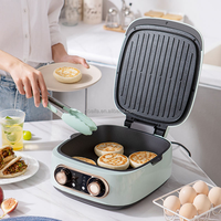 Grill électrique Aifa pour la cuisson, poêle électrique antiadhésive multifonctionnelle, hot pot, barbecue d'intérieur sans fumée