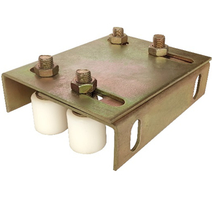 Guide de porte coulissante robuste, boîte de fixation, support tubulaire - Product Image 1