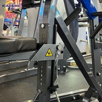 Máquina de remo sentado Kaishi Diverging Motion, equipo de gimnasio comercial para entrenamiento de espalda baja y media, compatible con OE y ODM