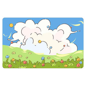 พรมเช็ดเท้าลายเทพนิยายรูปทรงสี่เหลี่ยมผืนผ้ากันลื่น พรมปูพื้นโฟมพิมพ์ลาย สำหรับห้องนั่งเล่น ห้องนอน ระเบียง และใช้สำหรับสัตว์เลี้ยง - Product Image 3