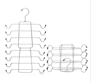 4-Tier Metal Pants <strong>Hanger</strong> - Space-Saving Multi-Layer <strong>Hanger</strong> for Wardrobe Organization - Product Image 1