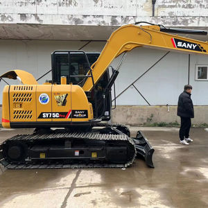 Excavatrice Sany 75c-9 d'occasion de haute qualité, 8 tonnes, excavatrice sur chenilles d'occasion à vendre - Product Image 6