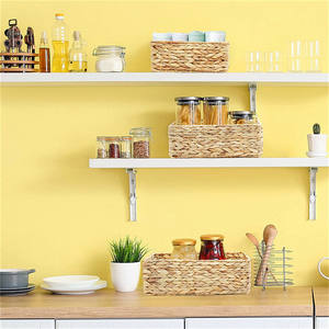 Cesta De Mimbre Azul Plana Ratan Yute Tejido Jacinthe D'eau Basekt Jacinto Agua <span class=keywords><strong>Panier</strong></span> Negro Blanco Pan <span class=keywords><strong>Mango</strong></span> Plano Fibra Tejida - Product Image 3