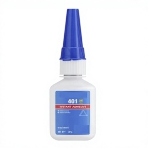 Adhesivo Instantáneo 401 a Base de Solvente, Pegamento Acrílico, Tapa Azul, Botella de 20g - Product Image 3