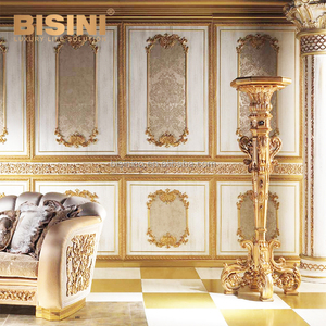 Tradizionale Classico Intagliato A Mano Francese Rococò Pittura Floreale Bianco e Oro Solido Armadio Da <span class=keywords><strong>Cucina</strong></span> In Legno - Product Image 6