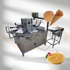 Alta eficiencia eléctrica/Gas comercial helado Waffle cono huevo rollo fabricante helado cono hacer maquinaria - Product Image 3