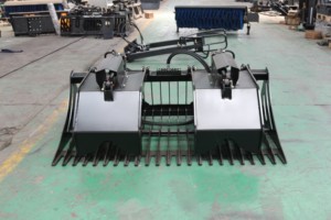 Hydraulische Wurzel schwa der Holz stamm greifer Schaufel befestigungen für Kompakt lader Farm Traktor Baumaschinen Kern pumpe - Product Image 2