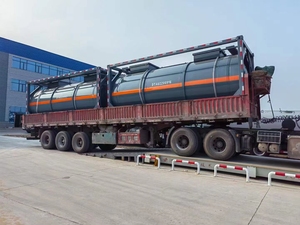 Serbatoio in acciaio per unità di trasporto chimico da 20 piedi per lo stoccaggio di acido - Product Image 5