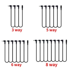 Cable de cables de <span class=keywords><strong>cadena</strong></span> de margaritas de 8 vías para pedal de efectos de guitarra 2, 3, 4, 5, 6 u 8 vías Fuente de alimentación CC <span class=keywords><strong>9V</strong></span> - Product Image 2