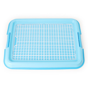 Wholesale Plastic Doggie Indoor Pet Potty Tray Park Corner Dog Toilet Dog Wee Pee Pads Tray Toilet for Dog - Product Image 3