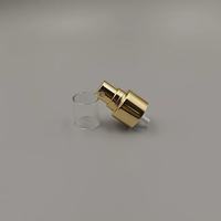 20 Pompe de pulvérisation double en aluminium anodisé demi-bouchon couleur personnalisée pour bouteille
