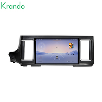 Krando 10.36" Android Stereo GPS Multimedia untuk Honda Elysion 2019-2021 Android Carplay Radio Mobil Navigasi Pemutar DVD 4G WIFI