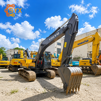 Гибкий в управлении экскаватор VOLVO EC210D с ковшом 1,22 м³, 21-тонный гидравлический б/у экскаватор для строительной компании