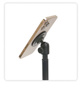 Dudukan ponsel aluminium paduan Universal, dasar siaran langsung dengan braket Magnet fleksibel untuk penggunaan tempat tidur atau meja - Product Image 4