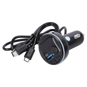 Transmisor FM para Auto G46, Llamadas Manos Libres, Reproductor MP3 para Auto con Bluetooth 5.3 y Cables de Carga Uno a Tres - Product Image 3