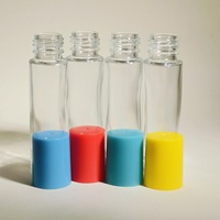 Vente en gros de flacons à bille en verre transparent de 10 ml pour parfum, huile essentielle, huile pour les lèvres, crème pour les yeux, flacons de voyage