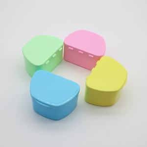 Portable Haninda Dentaire Orthodontique Retenue Cas Pleine Bouche Dentaire Plateau Boîte De Rangement En Plastique Prothèse Nettoyage Produits Oraux - Product Image 4