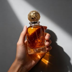 Frasco de Perfume Único 100ml Design Elegante Frasco de Vidro com Spray de Névoa Fina e Tampa de Metal Caixa de Presente Personalizada Disponível - Product Image 3