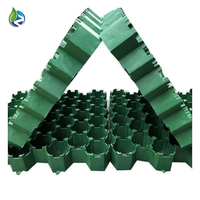 Grille stabilisatrice de gravier en plastique HDPE industriel, dalles de gazon 500x500mm pour allées et parkings - Fabricant