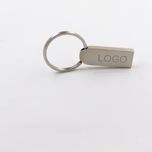 Schlüsselanhänger Mini-USB-Flash-Laufwerk anpassen Logo Kristall 16 GB 32 GB 128 GB Metall-USB-Speicher Stick Großhandel 4 GB usb-Sticks