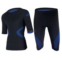 Combinaison d'entraînement Ems sous-vêtements 2 pièces Miha Bodytec électrostimulation Ems couches de base d'entraînement