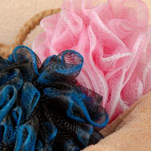 Gloway Factory manico antiscivolo esfoliante Spa Mesh <span class=keywords><strong>spugna</strong></span> da bagno spazzola per doccia manico lungo spazzola per luffa per una facile pulizia della schiena - Product Image 2