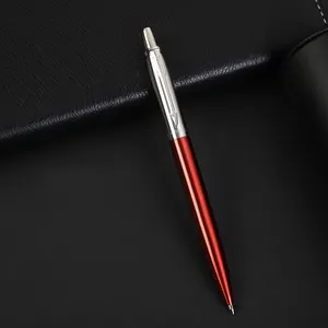 Caneta esferográfica Parker Jotter de aço inoxidável, caneta Parker de luxo de alta qualidade para venda na fábrica, logotipo personalizado, caneta original Parker Business