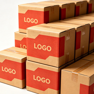 Scatola di Cartone Ondulato Personalizzata con Logo Stampato, Impermeabile, Resistente, Riciclabile, per Spedizioni e Imballaggi - Product Image 3