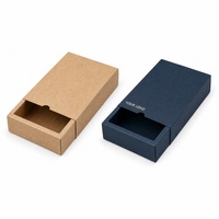Maßgefertigte Kraftpapier-Geschenkbox mit Aufgedrucktem Logo Schubladenstil Blindbox-Verpackung für Kleine Geschenke