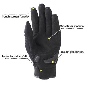 Guantes deportivos Botón de pantalla táctil Motocross Racing Bike Guantes de mano Moto Ciclismo Motocicleta Logotipo personalizado - Product Image 5