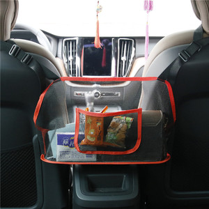 Organizador de asiento trasero de coche, bolsa de almacenamiento de malla con bolsillos para organización y almacenamiento del interior del coche - Product Image 1