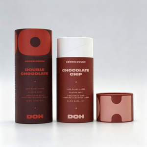 Boîte d'emballage cylindrique ronde <span class=keywords><strong>en</strong></span> papier kraft écologique avec logo personnalisé recyclable pour écharpes, t-shirts, serviettes, vêtements - Product Image 1